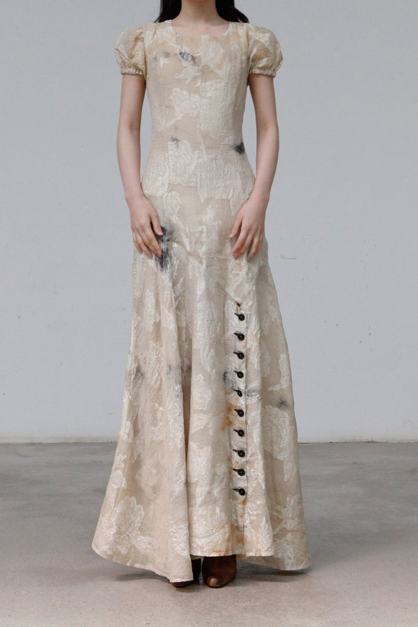 MUTEDANCE Silk Panel Dress MD22SS67 Naked